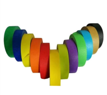 Masking Tape roll with different colors