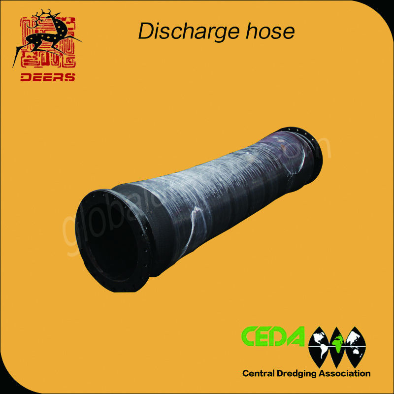 Easy install marine rubber dredging hose