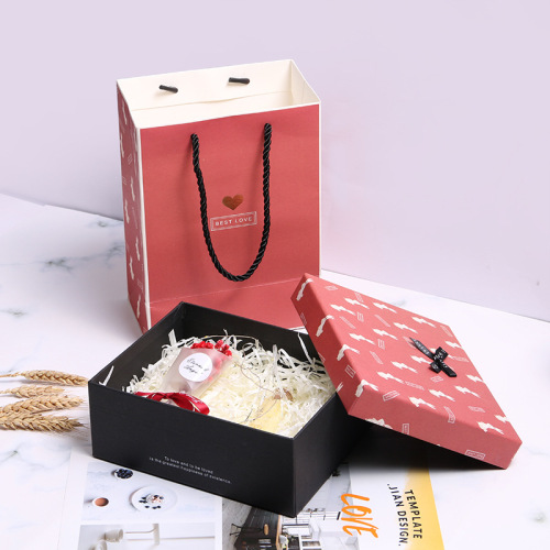 Lid And Base Custom Paper Christmas Gift Box