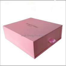 Nobler designer pink acrylic packaging gift boxes