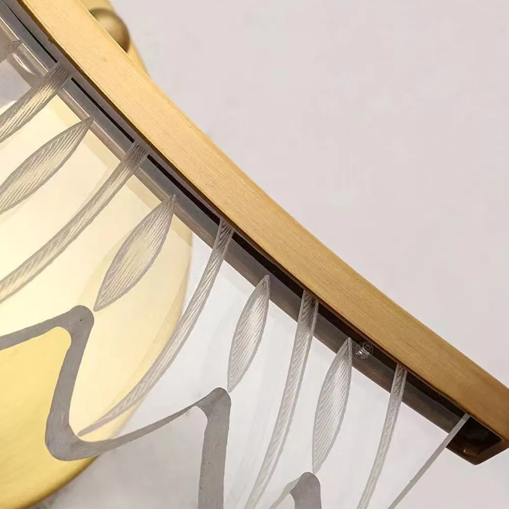 Elegant Acrylic Feather Wall Lamp for Luxurious Interiors