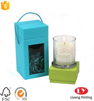 Candle Packaging Cardboard Box With Handle