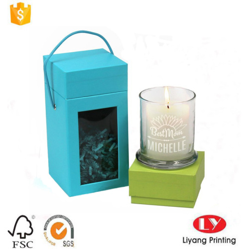 Candle Packaging Cardboard Box With Handle