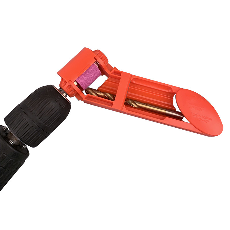 A set of Portable Drill Bit Sharpener Corundum Grinding Wheel for Grinder Polishing Kit Wheel Drill Bit Sharpener