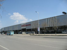 V Brace Prefabricated Steel Structures , Corrugated Galvanized Steel