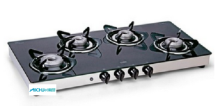 Glen 4 Burners Glass LPG Gas Stove