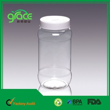 cixi supplier clear plastic jar with lids