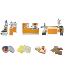 One-Step Automatic PLA PBAT Degradable One-Time Environmental Protection Lunch Box Sheet Plate Extrusion Production Line