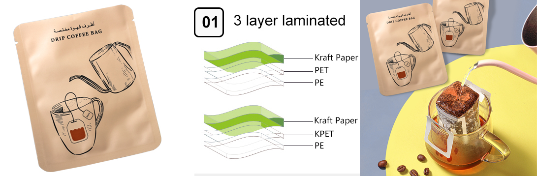 Kraft standuppouch