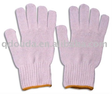 cotton knitted labor gloves