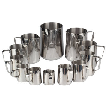 stainless steel milk frothing jug