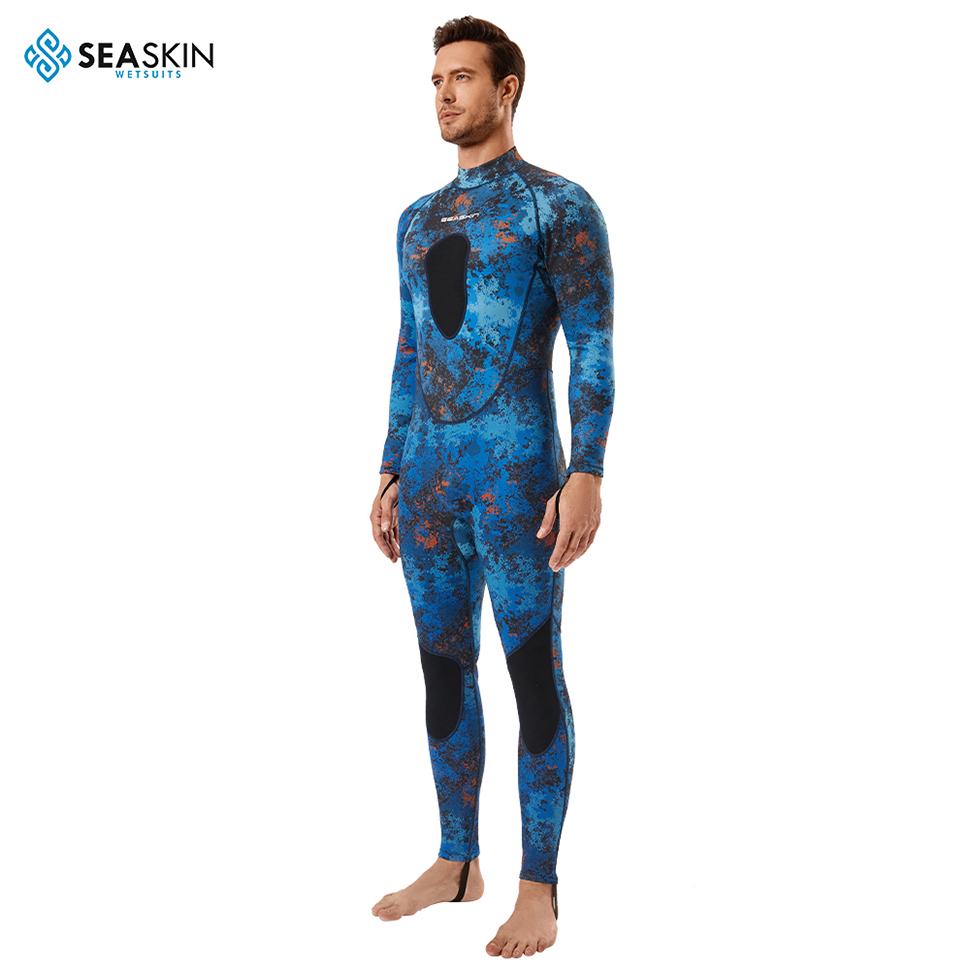 Seaskin Camouflage Men&#39;s Diving Spearfishing Metrait