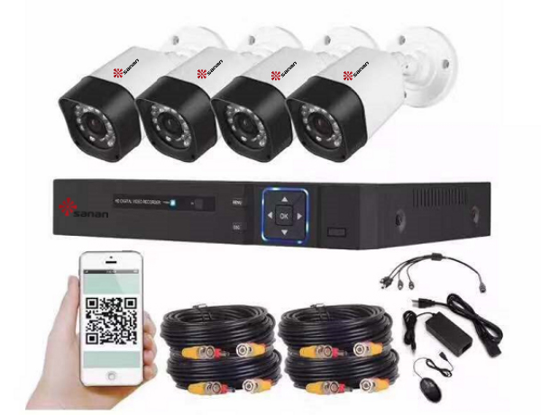 Kit Sistem CCTV IR AHD dengan Lensa 3.6mm