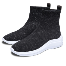 KBY Fly woven shoes Boots shoes Casual shoes Black