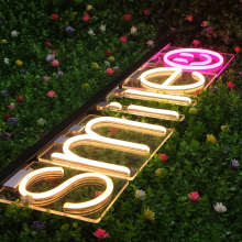 2024 New 12V Channel Track Magnetic Acrylic Letters Neon Sign Design