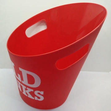 Wholesale PP Ice Bucket/Oval Plastic ice Bucket