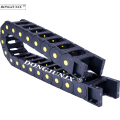 Jembatan Pembukaan Nylon Plastic Towline Cable Drag Chain