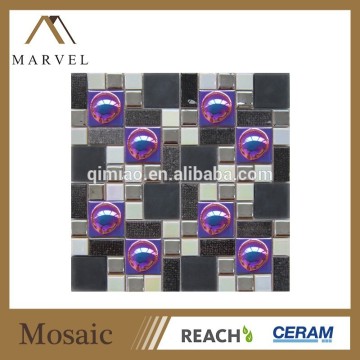 Metal Mix Glass Mosaic Purple Beautiful Mosaik