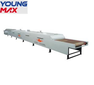 Infrared drying machine for glass