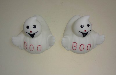 Patitos de Halloween fantasma blanco