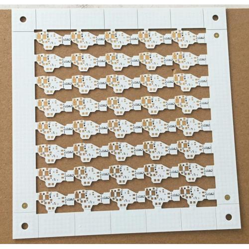 4 layer 0.4mm PCB thickness with white solder