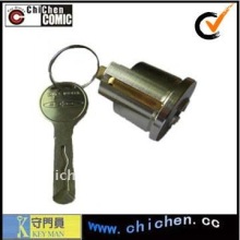 Brass dimple key cylinder