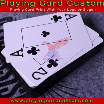 playing card print fabric