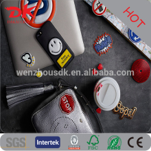 Self Adhesive Handbag alphabet letter leather patch sticker/ Phone plush sticker