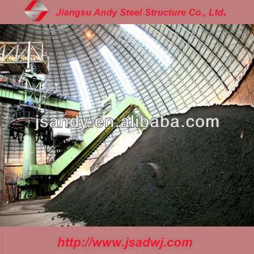 large span dome dry coal shed