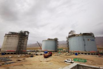 Cryogenic Flat Bottom Large Scale Storage tanks