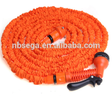 2 layers latex magic hose garden expandable hose set with nozzle set