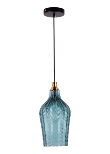 Nordic simple single light luxury glass pendant lamp