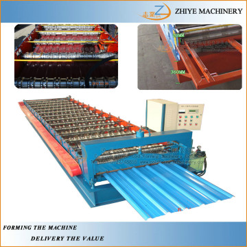 steel color Manual roofing tiles cold making machine