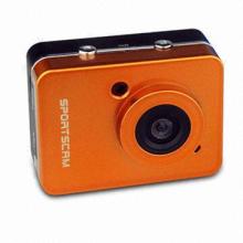5.0MP/HD 1,080P Sports Digital Camera with JPEG Picture File Format, Built-in Microphone