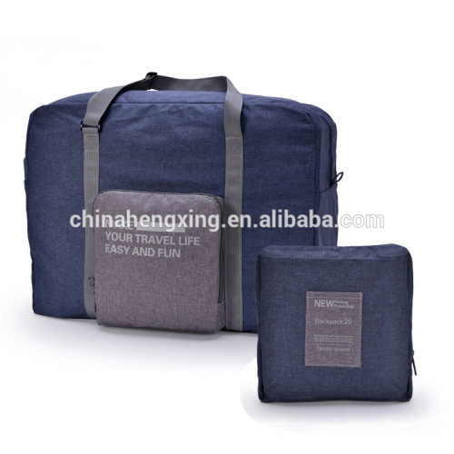 Cationic Check foldable travel bags china wholesale