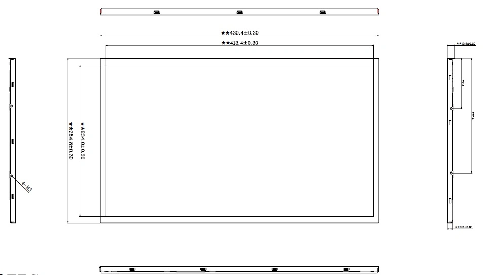 ODM/OEM High Speed Response 18.5inch 1366X768/1920X1080 LCD for Desktop Monitors Laptop LCD