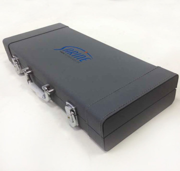 Gray Leather Storage Packaging Box For Tools