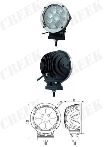 Super Efficiency 45W LED Work Light (CREE Chip) with Aluminum Housing (CK-DC0905A)