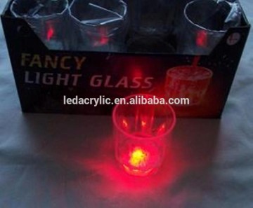 Blinking Shot Glasses with Multi Color Flashing LEDs Lights Barware