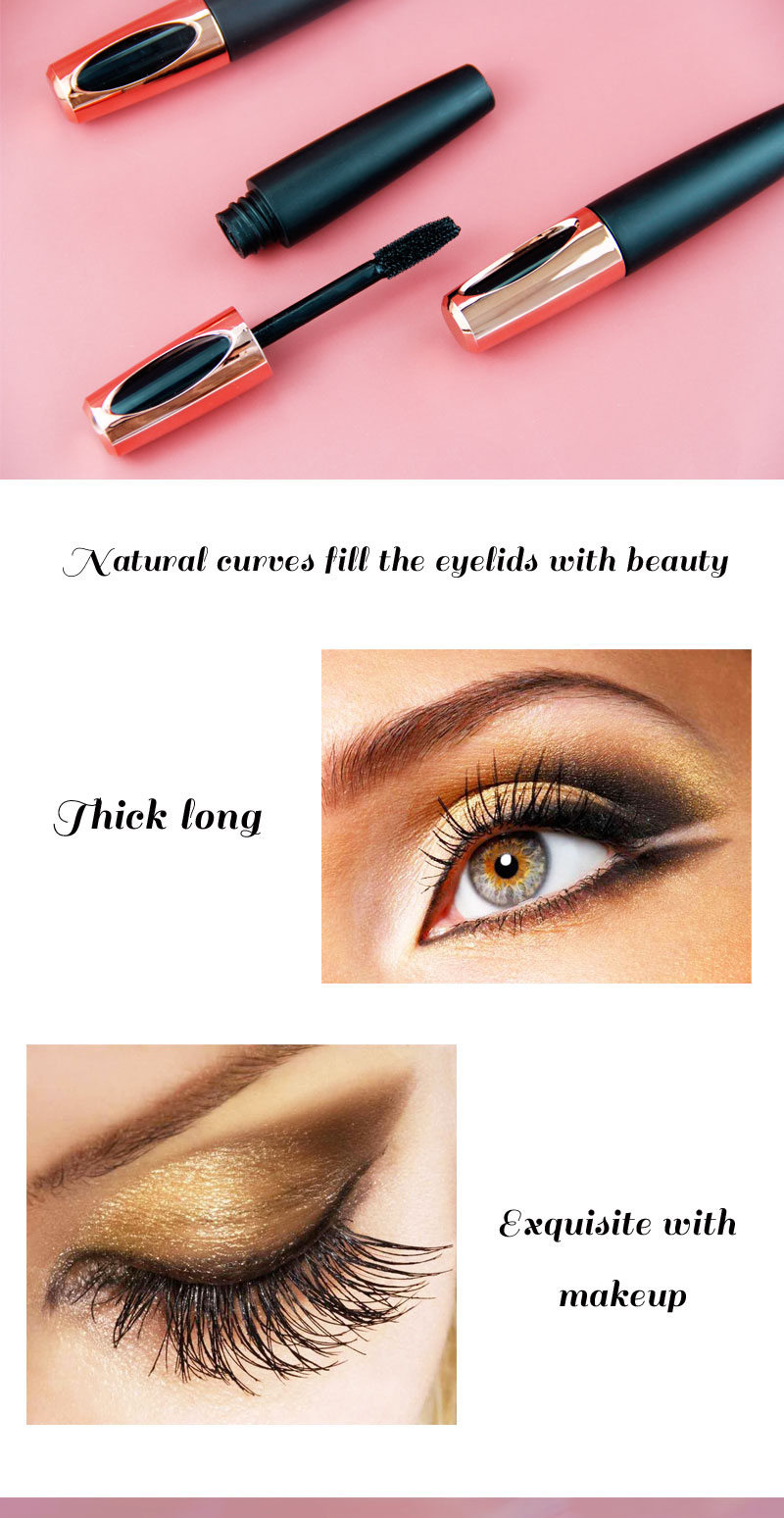 New Black Mascara easy to brush easy to discharge waterproof Mascara Eye beauty makeup