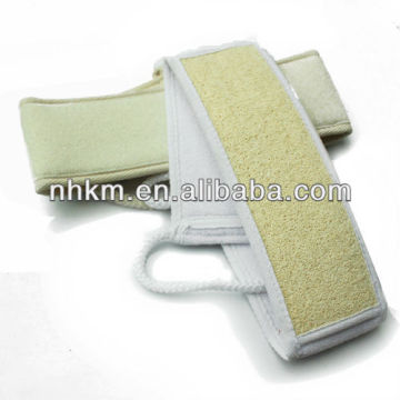 natural bath loofah back strap