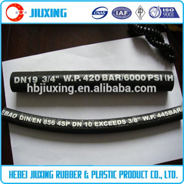 wire braided reinforced fuel hose / rubber sleeve