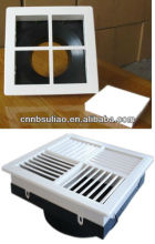 compact and adjustable square louver grille P200