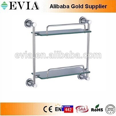 hotel aluminum bathroom accessories shelves towel rail