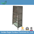 KD rattan furniture wicker storage bookshelf