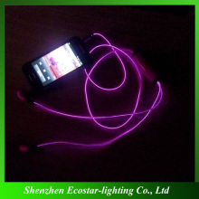EL Lighted Earphone Wholesale EL Light-up Earphone