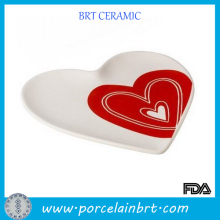 Fancy heart-shaped plate wedding giveaways