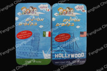 cartoon cute Learning Card Games in Tin Box