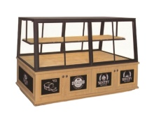 Wooden Bread Cake Display Cabinet for Bakery Shop