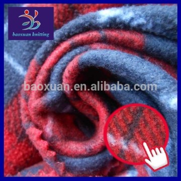 Polyester soft fleece winter coat lining fabric